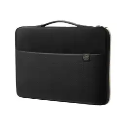 HP Carry Sleeve - Housse d'ordinateur portable - 15.6" - noir, or - pour Laptop 14, 14s, 15, 15s Pavilio... (3XD35AAABB)_1